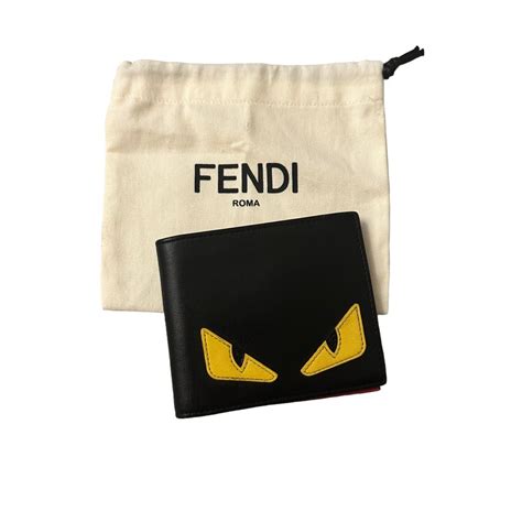 fendi monster shoes|fendi monster eyes bifold wallet.